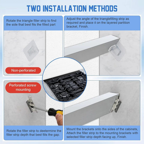 30 Inch Slide In Range Rear Filler Kit W10113901A installation methods illustration