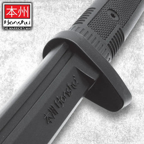 Close-up of Realistic Practice Katana Sword For Martial Arts Training Real Deal Feel Dope Bokken Style One Piece Polypropylene