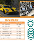 Upgraded 926-168 o-ring seal set for Ford coolant hoses; teal O-rings, 6-pack for radiator hose and T-pipe leak repair.