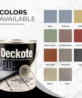 Driftwood Deck Coating 1 Gallon With UV Protection And Waterproof Sealant color options for patios, stairs, porches, balconies