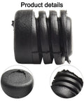 Premium 5pcs Black Rubber Car Bonnet Buffer Hood Stop Bumpers For Nissan Direct Replacement Noise Reduction Washers Kit To Silence Engine Vibration, black rubber hood stop bumper close-up