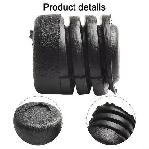 Premium 5pcs Black Rubber Car Bonnet Buffer Hood Stop Bumpers For Nissan Direct Replacement Noise Reduction Washers Kit To Silence Engine Vibration, black rubber hood stop bumper close-up