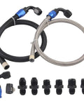 25 Inch AN6 Power Steering Pump Hose Fitting Kit For Chevy C10 LS Swap Connects GM Type 2 With Aluminum Fittings And Braided Hose Options