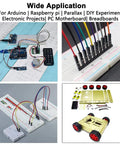 240-Piece Dupont Jumper Wire Kit With 10cm And 20cm Cables, 40-Pin M-F M-M F-F Connectors used in electronics projects
