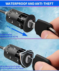 Plug And Play Ignition Switch Lock Key Set Kit For Motorcycles And Electric Bikes with waterproof and anti-theft design.