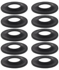 10pcs Pop up Bathtub Stopper Gasket Rubber Sealing Washer for Drains, black rubber washers for bathtub drainage.