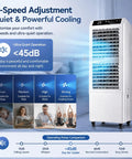 Beast Mode 4500 CFM Evaporative Air Cooler Slices Through Summer Heat With 13.2 Gallon Tank, 90 Degree Pivot, 8 Hour Timer And Wireless Remote.