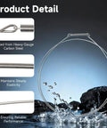 Detail view of carbon steel LG Washer Door Seal Kit with Gasket Boot Clamp and Retaining Ring for washer replacement 4861ER2001D