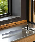 Magnetic Cabinet Door Damper Hinges With ABS Material Soft Close For Cabinets And Drawers on metal surface