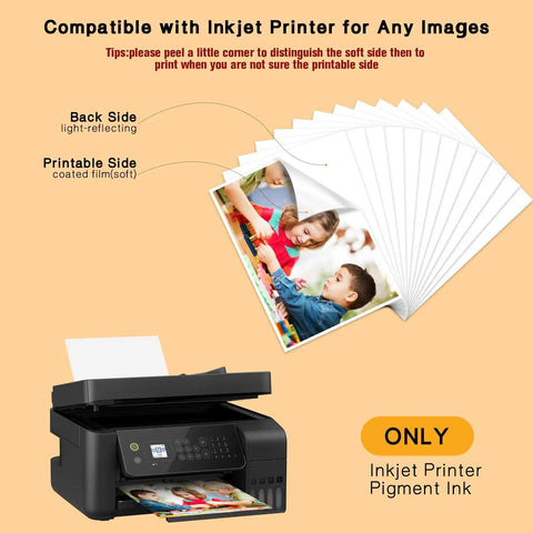 30 Sheets Dark Fabric Heat Transfer Paper For Diy T Shirt Projects 8.3 X 11.7 Inches Iron On Transfer Paper For Inkjet Printers