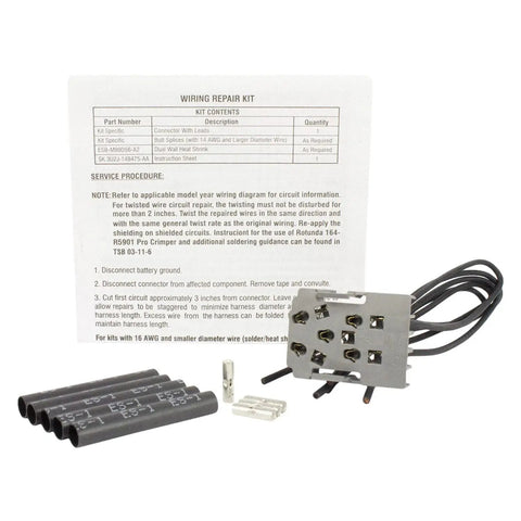 Straight Up Heavy Duty Sunroof Motor Replacement Plug And Play Power Lift Actuator With Integrated Door Lock Connector Wiring repair kit with connectors and leads
