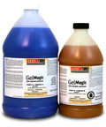 Heavy Duty Two Part Epoxy Gel 1.5 Gallon Industrial Resin Fill Kit With Blue Mixing Indicator, 1.5 gallon epoxy adhesive bottles.