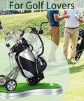 Golf Pen Holder Desk Accessory For Men And Women Mini Golf Bag Pen Holder With 3 Mini Club Pens And Ball on lawn