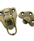 Top Shelf 4 Pack Antique Table Latches Deliver Knockout Red Bronze Beauty. Rust Proof Iron Buckles for cabinets and boxes.