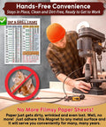 Dead Nuts Accurate Magnetic Tap And Drill Metric Conversion Chart 8.5 X 11 Inches displayed on a workshop wall for easy access.