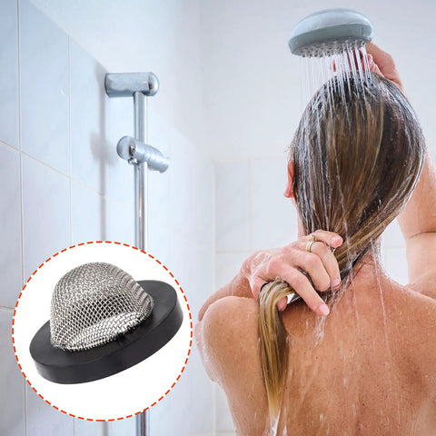 Hassle Free Eight Pack Stainless Steel Hose Filter Washers With Inlet Screen And Strainer for shower heads and half-inch connectors
