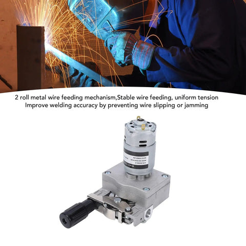 MIG Welder Wire Feed Motor With Beefy 2 Roll Feeding System 40W Power Adjustable Wire Speed From 2 To 15 precise clamping for 0.8 to 1.0mm MIG/MAG welding