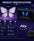 RC Flying Butterfly Drone With LED Lights And Realistic Flapping Wings Hand Controlled Bionic Butterfly Glider product specifications