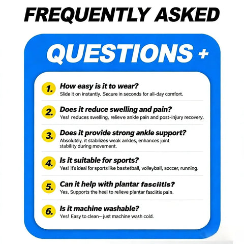 Frequently asked questions about Ankle Brace For Men And Women With Adjustable Compression Sleeve And Wrap Ion Matrix Support.