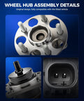 Rear Wheel Bearing And Hub Assembly For Toyota Prius 2010 2011 2012 2013 2014 2015 With Five Lug And ABS installation details