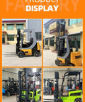 Heavy Duty Electric Forklift A Legit Workhorse For Commercial Warehouses And Industrial Material Handling in factory display.