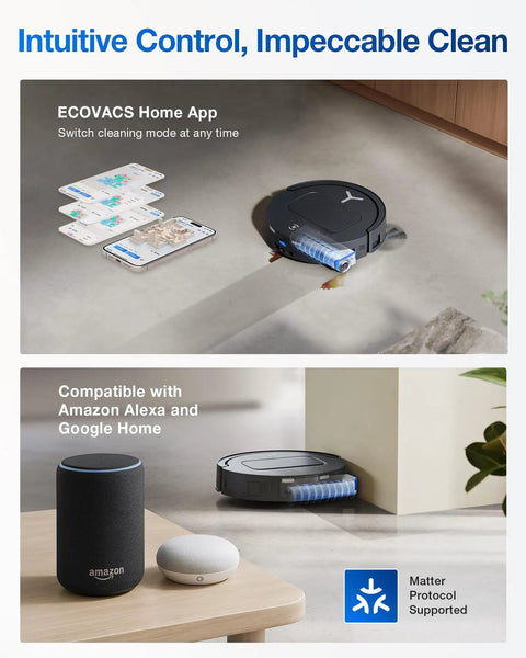 T80 Omni Robot Vacuum And Mop With Instant Self Cleaning OZMO Roller Mop TruEdge Cleaning AI Navigation 18000Pa Suction