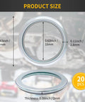 20 Pack M16 Oil Drain Plug Gasket Crush Washers For Subaru Outback Legacy Impreza Forester BRZ XV Crosstrek Replaces 803916010