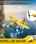 Sport Cub RC Plane Trainer No Brainer To Fly With 3 Flight Modes 6 Axis Gyro Stabilizer Prop Saver RTF 400mm Yellow