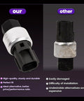 Comparison of A C Clutch Cycle Switch Beefed Up For 2001 2007 PT Cruiser 2002 2006 Wrangler Liberty And 2002 2005 Neon Replace Air Conditioning Pressure Sensor Switch With OE 5072200AA and an older model