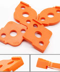 Corner Radius Router Templates Set With Eight Radius Options R5 R10 R15 R20 R25 R30 R35 R40 For Pro Grade Precise Woodworking ABSCNC High Hardness Glue Construction Routed Rounded Corners Templates Four Pack Set