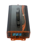 Top view of Rock Solid 1000 Watt Power Inverter Converting 48V DC To 110V 120V AC with display for camping use.