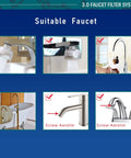 Various tap designs suitable for Bathroom Sink Faucet Water Filter System That Cuts 99 Percent Chlorine and Heavy Metals Softens Hard Water