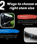 Guide on choosing Short Mountain Bike Stem for 31.8mm Handlebars, 1 1/8 inch steerer, with 35mm length and 0 degree rise, black aluminum.