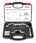 Open Turbo Engine Timing Tool Kit for GM Cars With Camshaft Alignment Locking Tools Compatible With Chevy models in plastic case