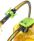 Rechargeable Fuel Transfer Pump With 6000mAh Battery, 3.2 GPM High Speed Grab And Go Portable Gas Pump Auto Stop, 54 Inch Hose