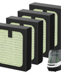 4 Pack HEPA Filter Replacement For Bottle Washer Pro Fits Tight And Keeps It Fresh, High Efficiency Cabiclean Filtration For Clean Bottles