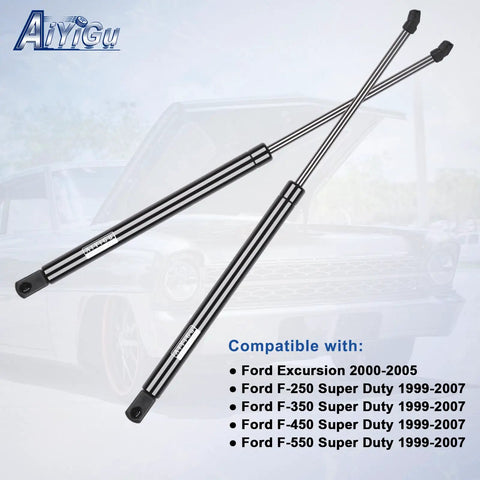 Heavy Duty Front Hood Struts Gas Springs Shocks For Ford F 250 F 350 F 450 F 550 Super Duty And Excursion 1999 2007 2000 2005
