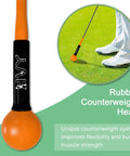 Golf Swing Training Aid To Boost Strength Tempo And Flexibility Build Lag And Core Power For Indoor And Outdoor Practice