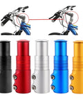 Aluminum One And One Eighth Inch Threadless Bike Handlebar Riser Stem Extender Head Up Raiser Forged 6061 Alloy Adjustable Height