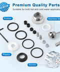 Faucet Repair Kit With Handle For Delta And Peerless RP44123 Includes Ball Assembly Seats Springs Cam Cap Knob