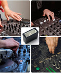10 Pcs Fader Caps For Pioneer DJM Series Mixers Black Slider Knobs Replacement Kit With Easy Installation Durable Plastic Secure Fit