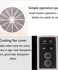 No Fuss Countertop Ice Maker Rolling Out Rapid Chill With Fifteen Kilos Daily Output And Snappy Nine Cube Runs simple operation panel with fan cover