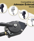 Fuel Pump for Johnson Evinrude OMC Outboard Engines 20 25 35 50 65 70 75 85 88 90 100 105 115 125 135 140 HP Replacement 18-7352