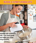 Food Grade Grease For Stand Mixers, Premium Lubricant That Reduces Noise And Wear, Extends Machine Life, Keeps Your Stand Mixer Running Smoothly, Includes Applicator Stick And Brush, 120g used on a stand mixer in a kitchen