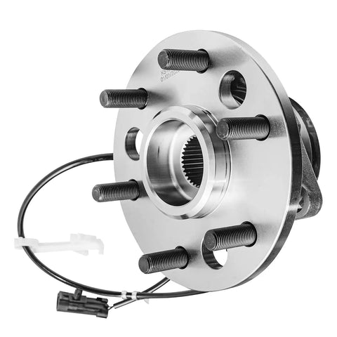 4x4 Front Wheel Bearing Hubs Assembly For Chevy Tahoe Suburban K1500 K2500 And Cadillac Escalade 1995 To 2000 6 Stud Front Hubs