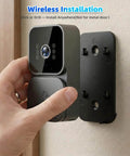 Installing Wireless Video Doorbell Camera With Indoor Monitor No WiFi Or App Required 2 4G Local Transmission 2-Way Audio
