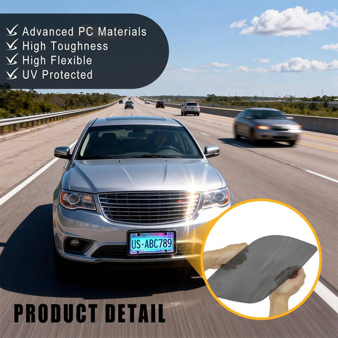 Clear License Plate Cover And Frame To Keep Your Ride Looking Fresh Anti Scratch Weather Resistant Protector For Cars