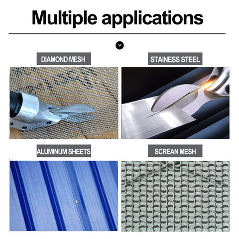 Heavy Duty Pneumatic Air Shears Metal Cutter For Steel Sheets Aluminum And Stainless Steel Plate cutting diamond mesh, aluminum, and mesh screen