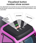 Rugged Electric Welding Strapping Machine Battery Powered Automatic Pet And Pp Strap Bundler Portable handheld tensioner with digital display.