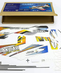 SAKURA Micro Indoor RC EPP 3D F3P Airplane Kit With 420mm Wingspan Unassembled Electric RC Airplane parts displayed on table